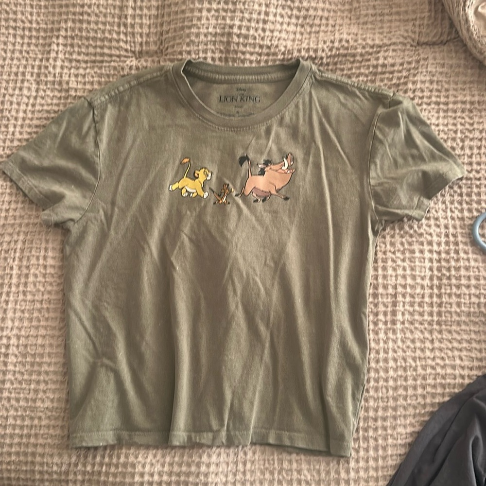 Disney The Lion King Olive Green T-Shirt